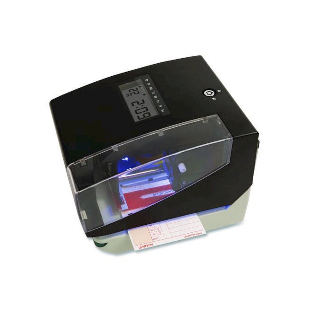 Digital Time Clock and Date Stamp Bundle, Digital Display, Black. Picture 2
