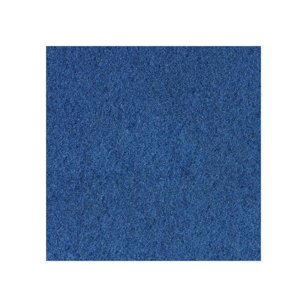 Scrubbing Floor Pads, 16" Diameter, Blue, 5/Carton. Picture 6