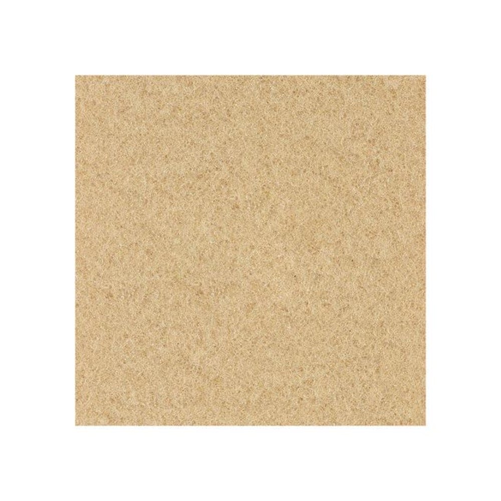 Burnishing Floor Pads, 19" Diameter, Tan, 5/Carton. Picture 6