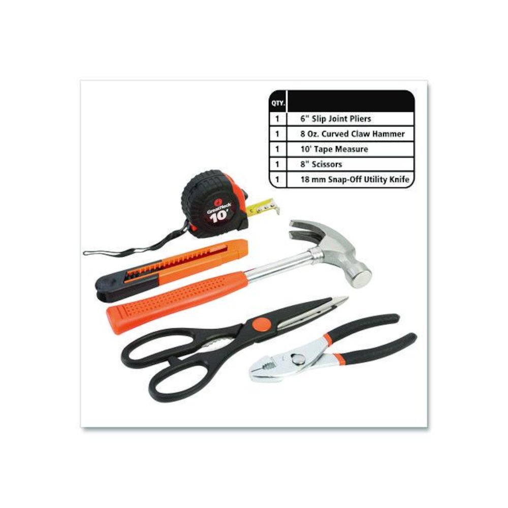 Homeowner's 39-Piece Tool Set, 12.38" x 3" x 7.25" Carry Case. Picture 5