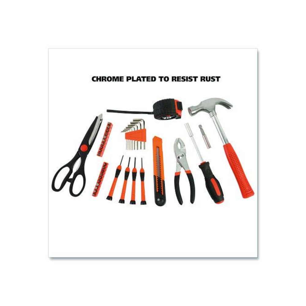 Homeowner's 39-Piece Tool Set, 12.38" x 3" x 7.25" Carry Case. Picture 8