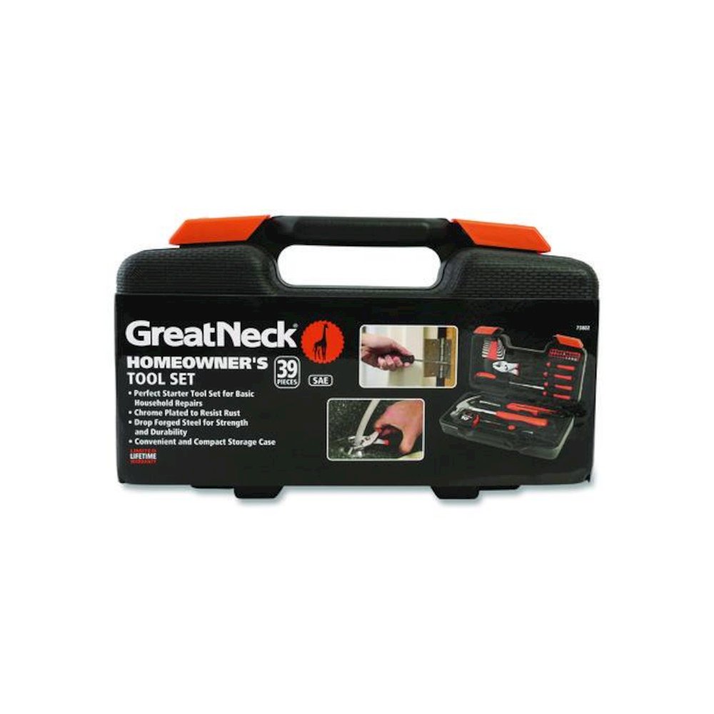 Homeowner's 39-Piece Tool Set, 12.38" x 3" x 7.25" Carry Case. Picture 3