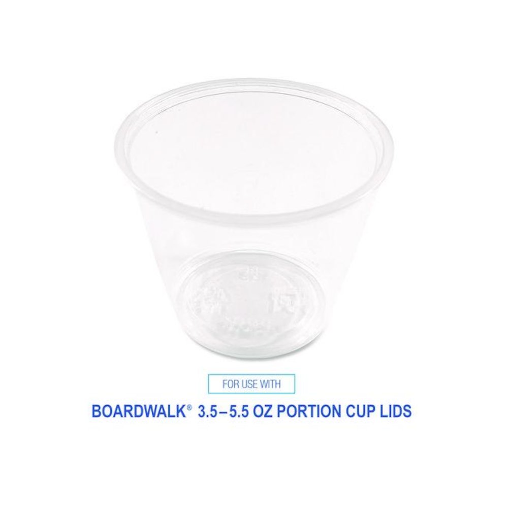 Souffle/Portion Cups, 5.5 oz, Plastic, Translucent, 2,500/Carton. Picture 5