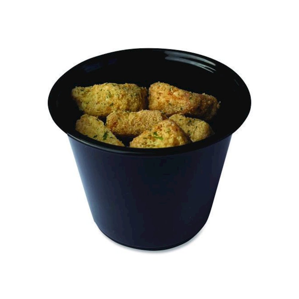 Souffle/Portion Cups, 5.5 oz, Plastic, Black, 2,500/Carton. Picture 7