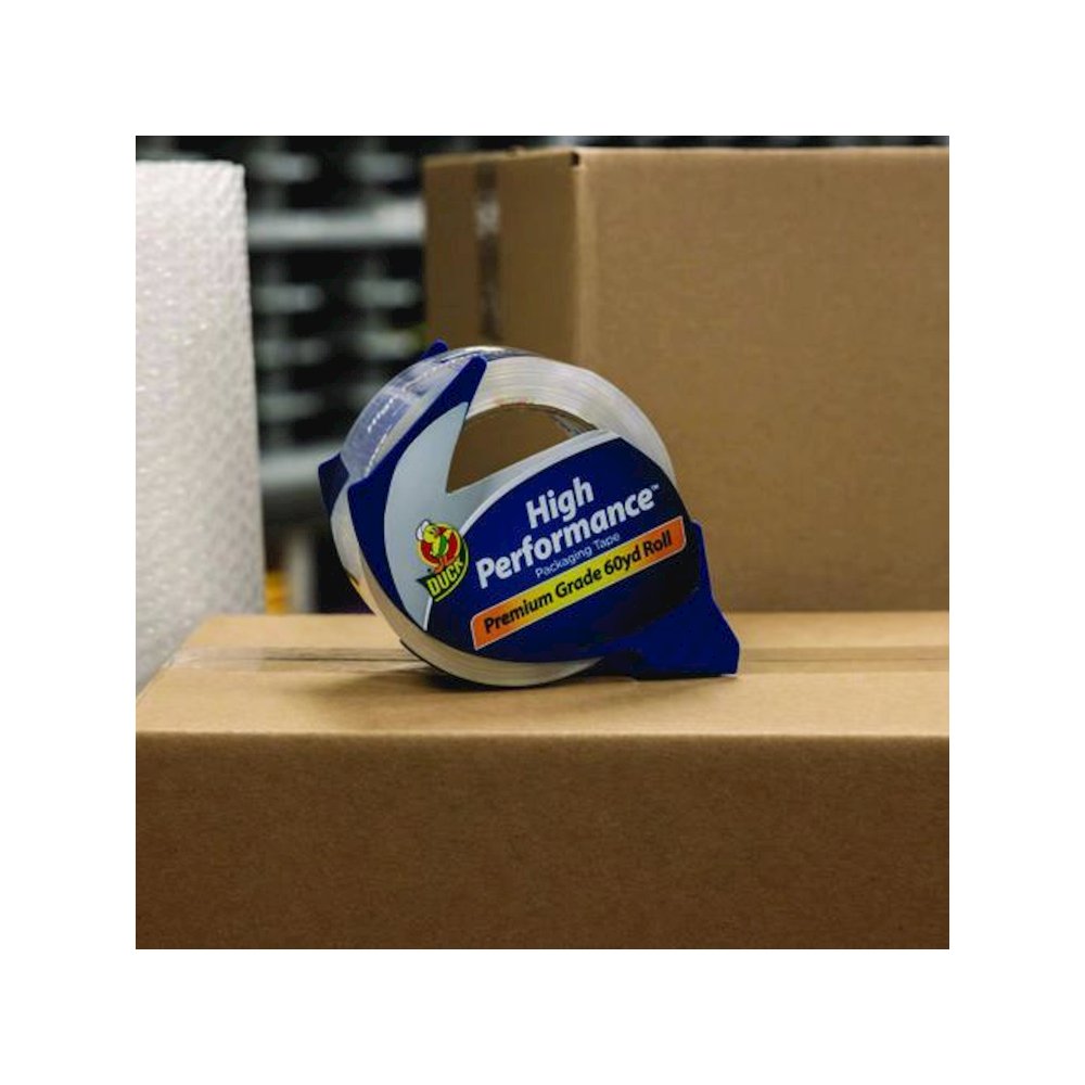 HP260 Packaging Tape with Dispenser, 3" Core, 1.88" x 60 yds, Clear, 4/Pack. Picture 3