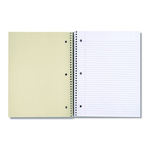 Wirebound Notebook, 3-Subject, Medium/College Rule, Black Cover, (120) 11 x 8.5 Sheets. Picture 11