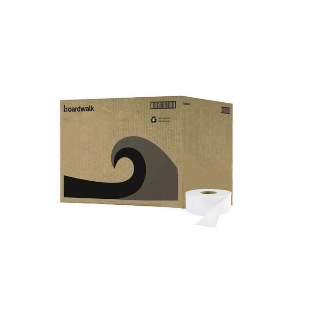 JRT Jr. Bath Tissue, Jumbo, Septic Safe, 1-Ply, 3.3" x 2,000 ft, White, 12 Rolls/Carton. Picture 1