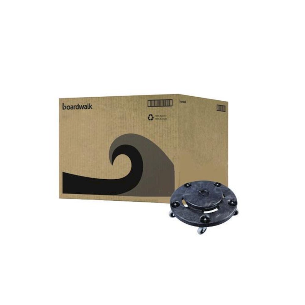 Refuse Container Utility Dolly, 300 lb Capacity, 18.25" Diameter, Gray. Picture 1