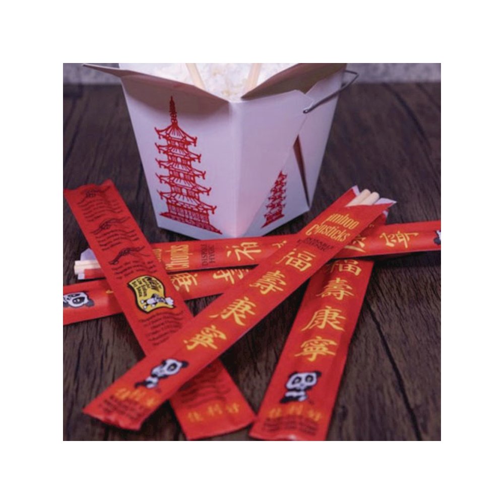 Chopsticks, Wood, 9", Light Brown, 1,000/Carton. Picture 4