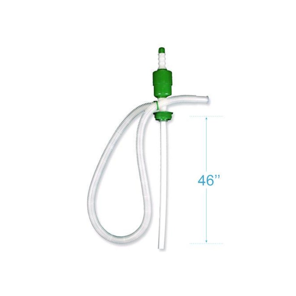 Drum Pump, 5 gpm, Plastic, 46" Tall, Clear. Picture 2