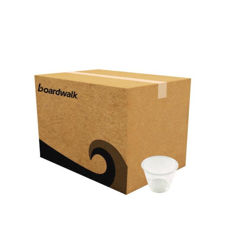 Souffle/Portion Cups, 5.5 oz, Plastic, Translucent, 2,500/Carton. Picture 1