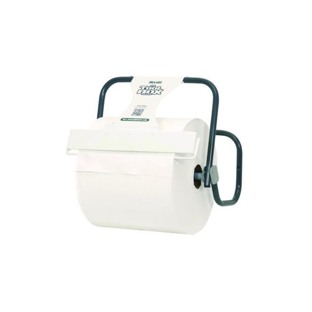 TOOLBOX Z300 Wipers, 1-Ply, 12.5 x 12, White, 950 Sheets/Roll. Picture 5