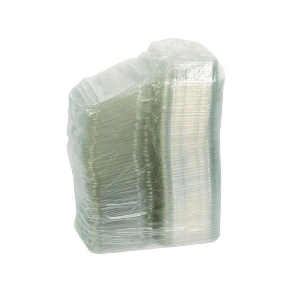 EarthChoice Tamper Evident Recycled Hinged Lid Deli Container, 24 oz, 7.25 x 6.37 x 2, Clear, Plastic, 231/Carton. Picture 3