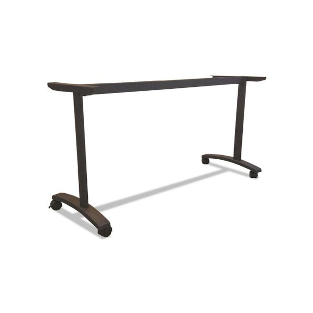 Alera Valencia Series Training Table T-Leg Base, 54w x 19.75d x 28.5h, Black. Picture 3