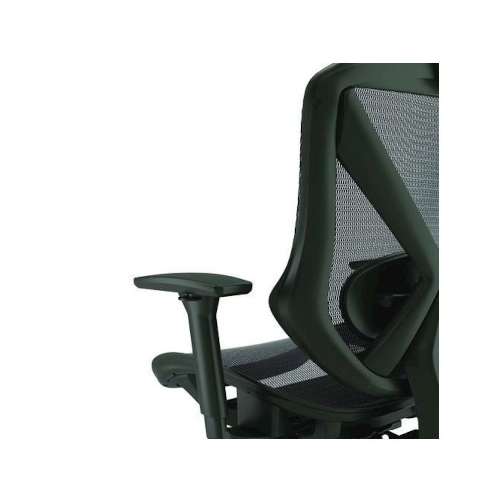 Alera Taunton Ergonomic Mesh Swivel Task Chair, Supports Up to 275lb, 17.44 to 20.98 Seat Height, Black Seat/Back, Black Base. Picture 3