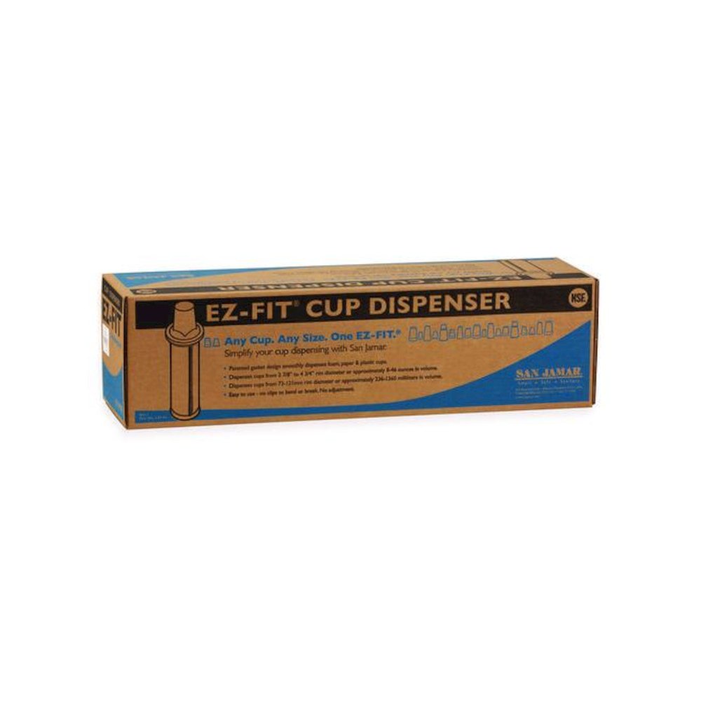 EZ-Fit One-Size-Fits-All Cup Dispenser, For 8 oz to 46 oz Cups, Black. Picture 5