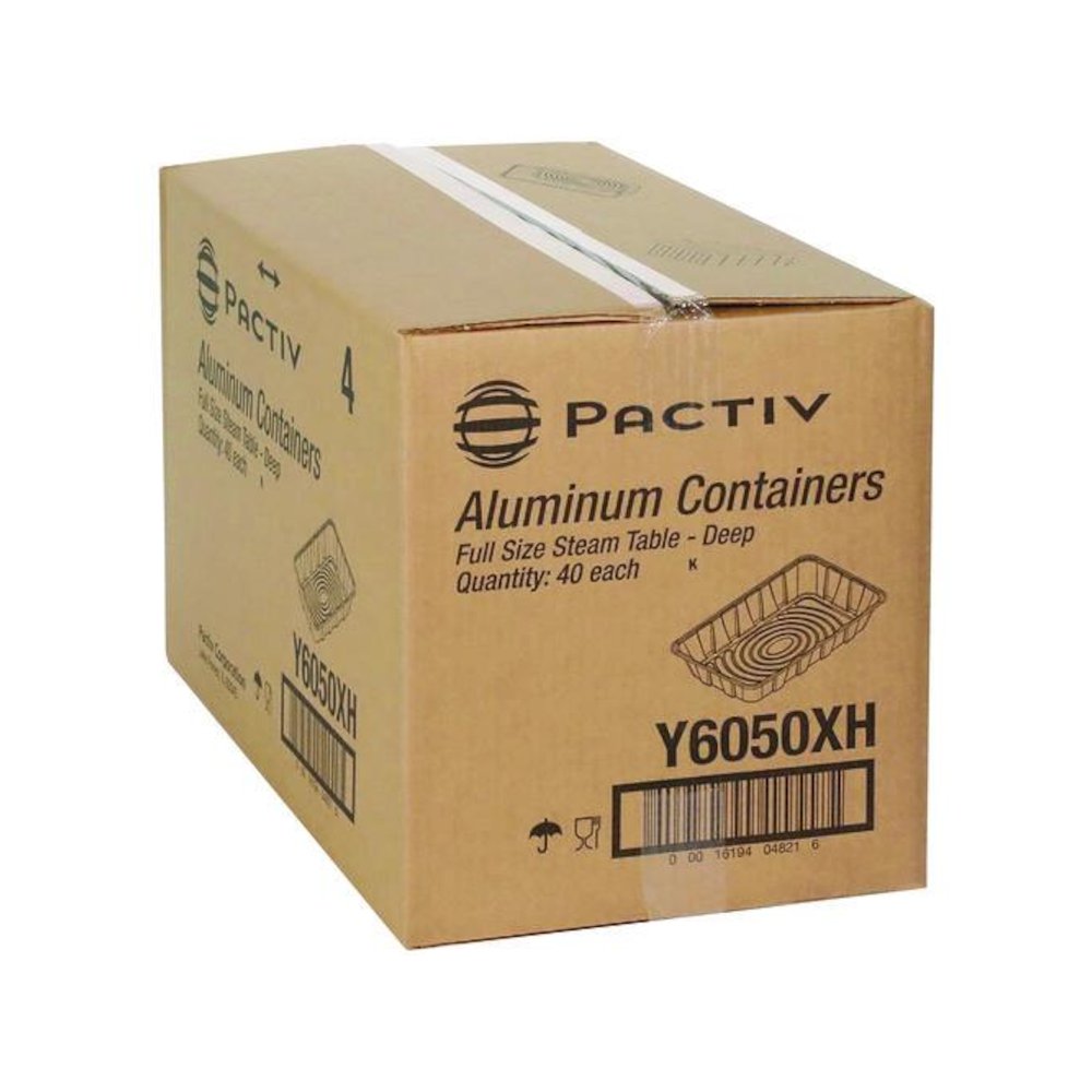 Aluminum Steam Table Pan, Full-Size Deep, 3.4" Deep, 19.6 x 11.6, 40/Carton. Picture 2