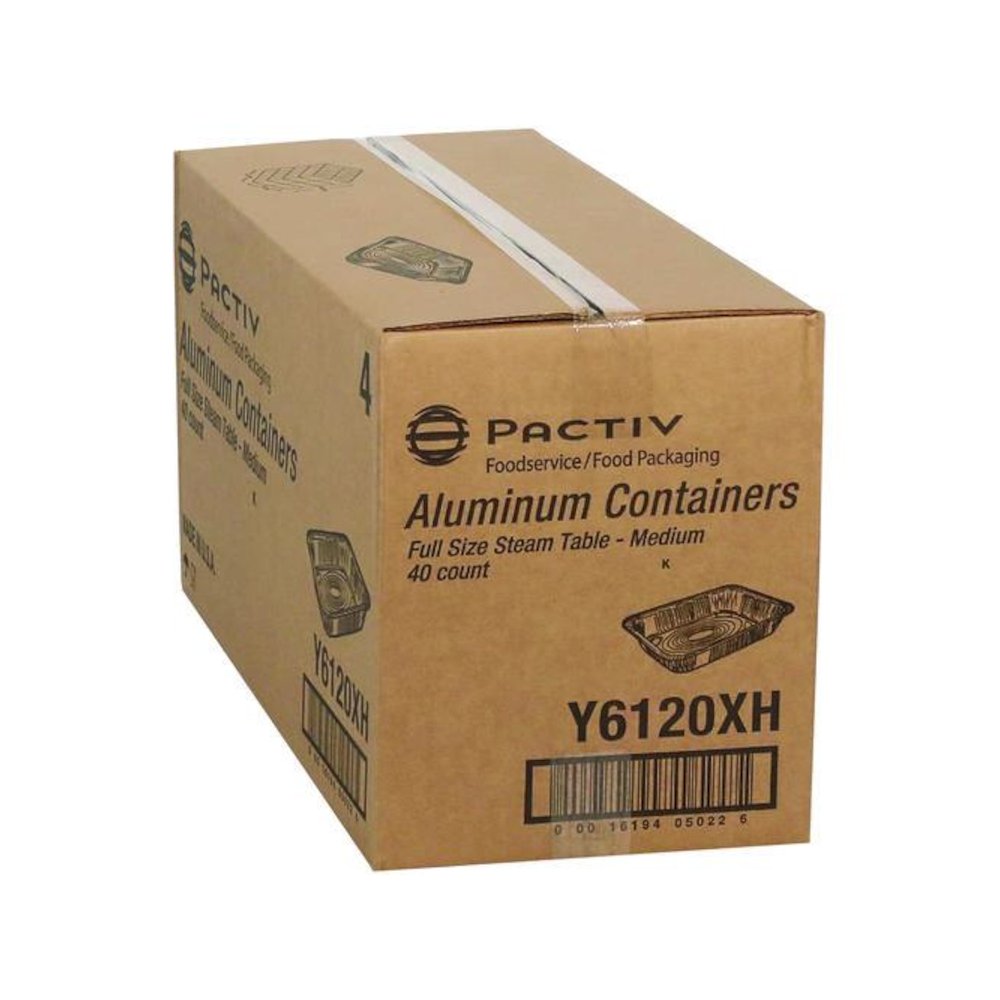Aluminum Steam Table Pan, Full-Size Medium, 2.2" Deep, 19.6 x 11.6, 40/Carton. Picture 2