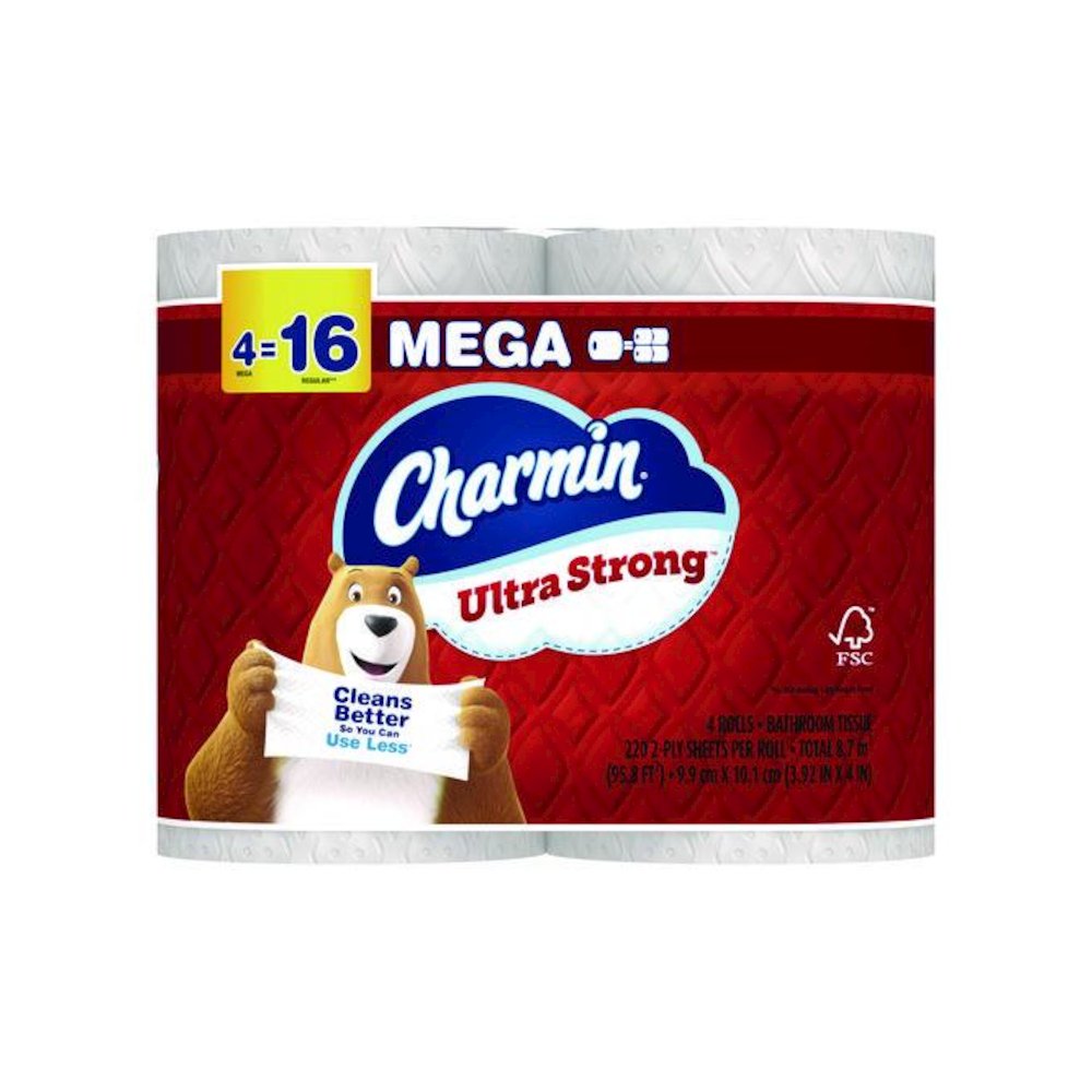 Ultra Strong Bathroom Tissue, Septic Safe, 2-Ply, White, 220 Sheets/Roll, 4 Rolls/Pack, 8 Packs/Carton. Picture 5