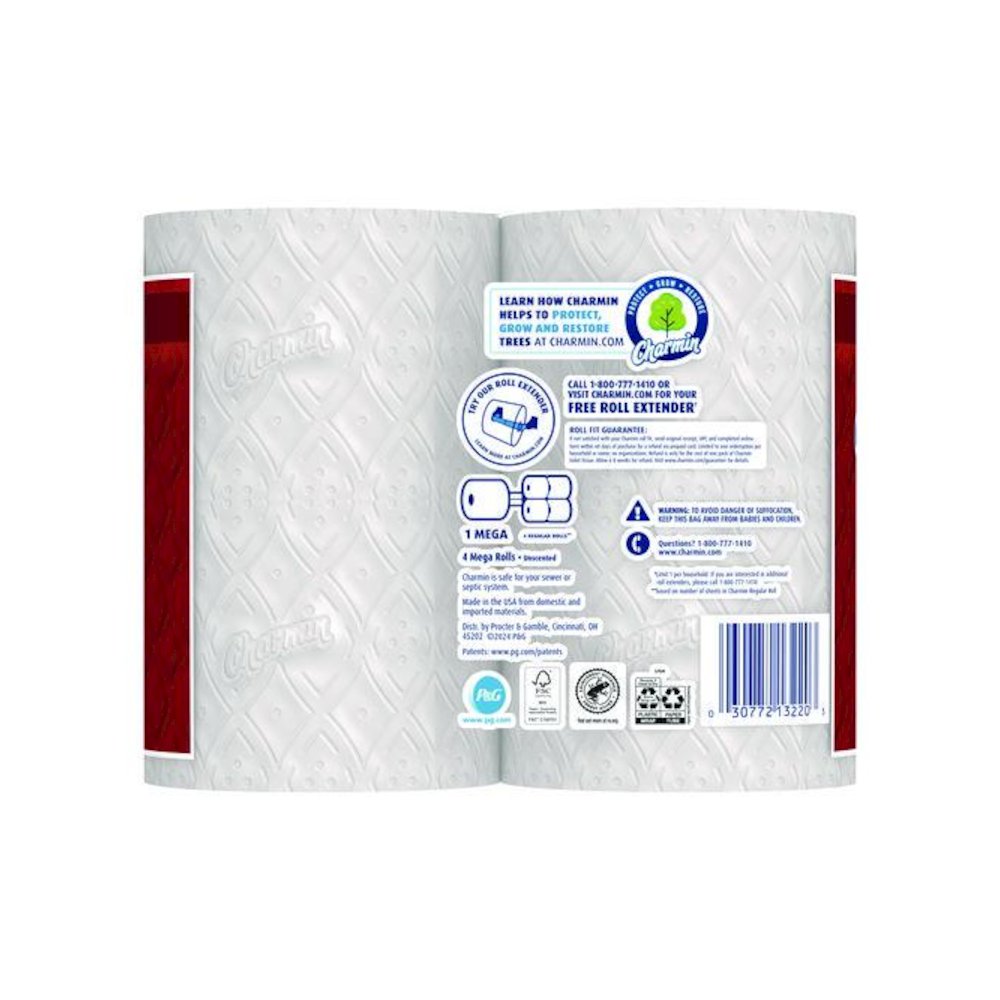 Ultra Strong Bathroom Tissue, Septic Safe, 2-Ply, White, 220 Sheets/Roll, 4 Rolls/Pack, 8 Packs/Carton. Picture 7