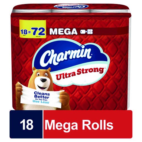 Ultra Strong Bathroom Tissue, Septic Safe, 2-Ply, White, 220 Sheet/Roll, 18/Pack. Picture 2