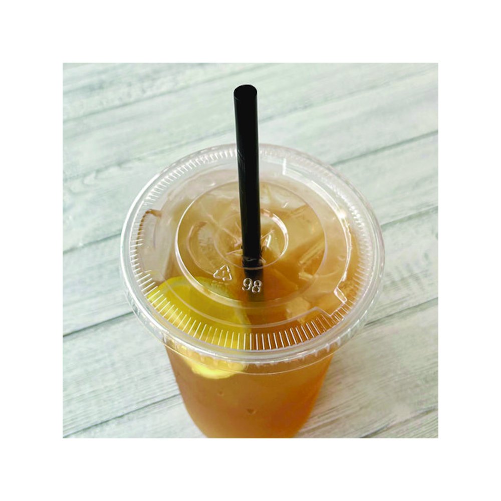 Giant Straws, 7.75", Polypropylene, Black, 150/Pack, 10 Packs/Carton. Picture 2
