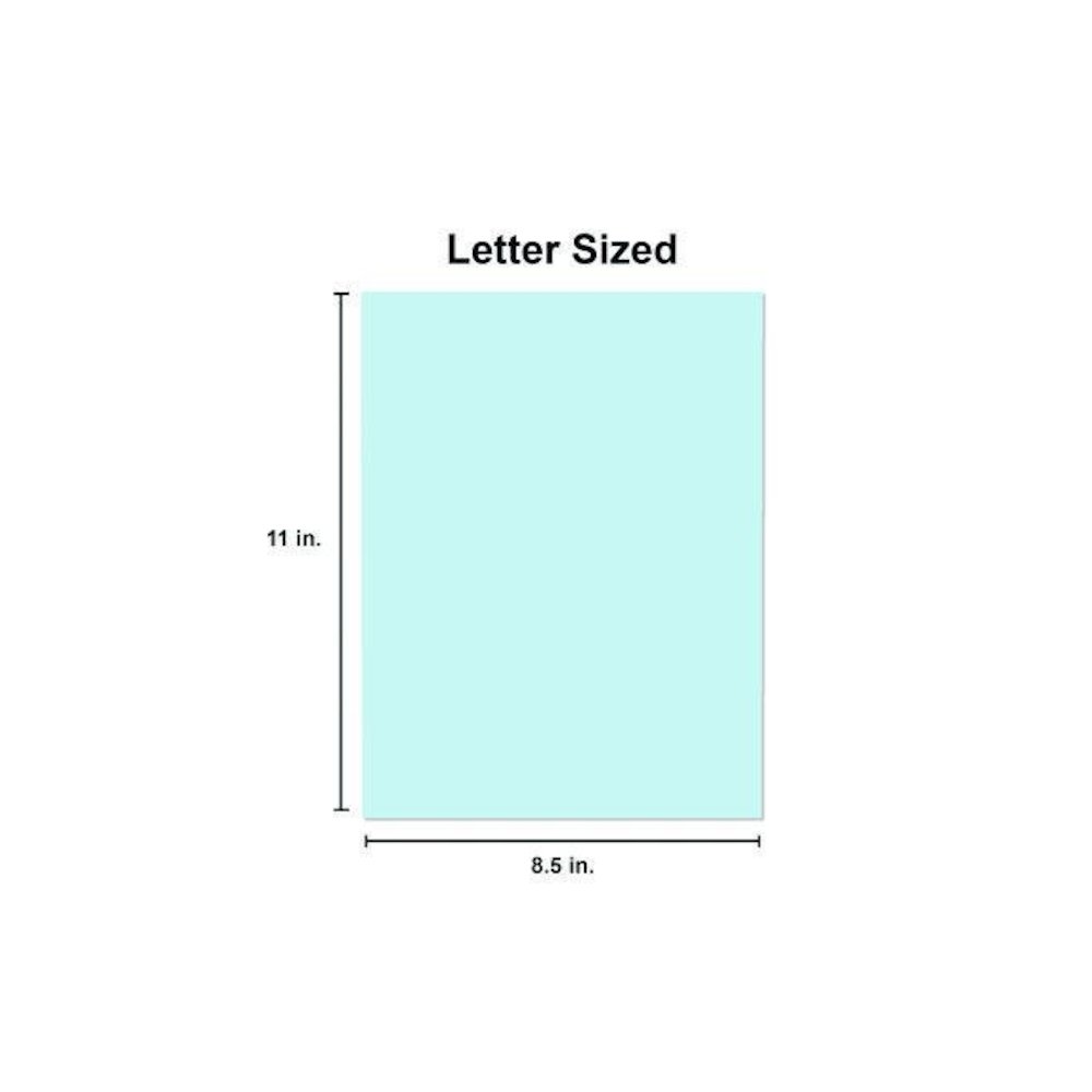 Deluxe Colored Paper, 20 lb Bond Weight, 8.5 x 11, Blue, 500/Ream. Picture 3