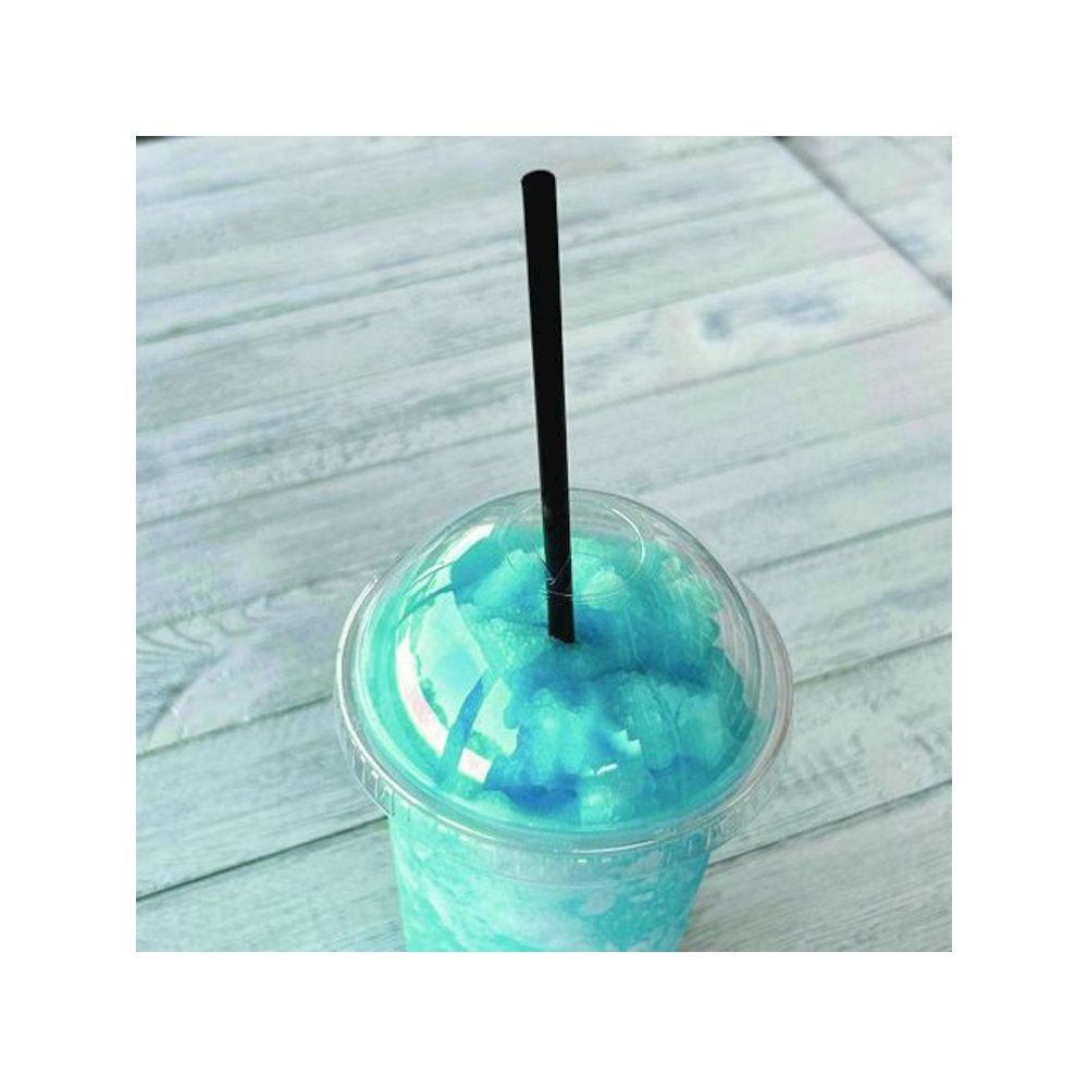 Wrapped Giant Straws, 10.25", Polypropylene, Black, 300/Pack, 4 Packs/Carton. Picture 7