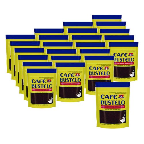 Cafe Bustelo Instant Coffee, Espresso, 3.5 oz Packet, 24/Carton. Picture 1