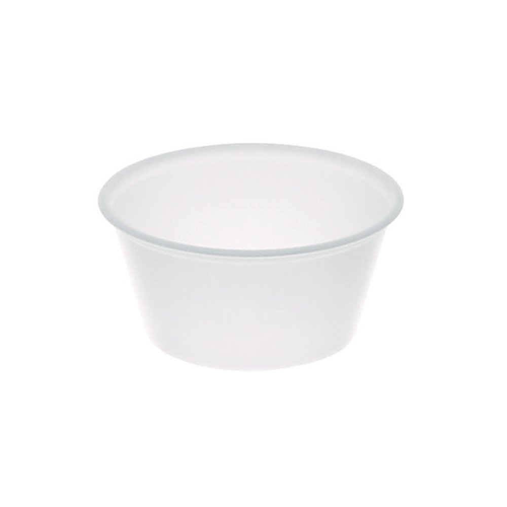 Plastic Portion Cup, 3.25 oz, Translucent, 3,000/Carton. Picture 5