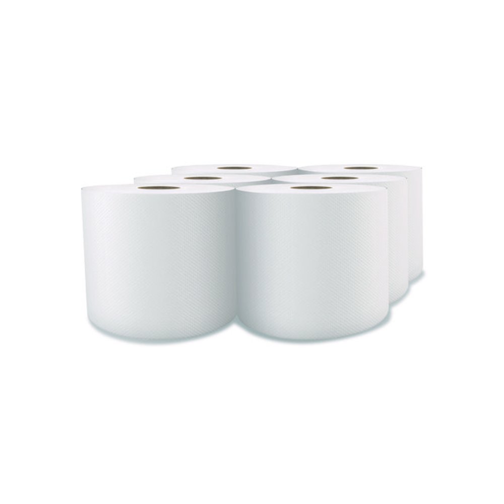 Select Center-Pull Paper Towels, 1-Ply, 7.31 x 10, White, 1,080/Roll, 6 Rolls/Carton. Picture 3
