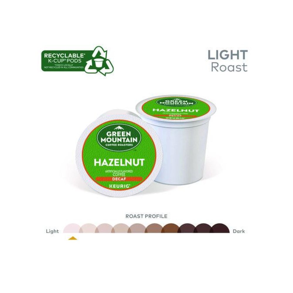 Hazelnut Decaf Coffee K-Cups, 96/Carton. Picture 4