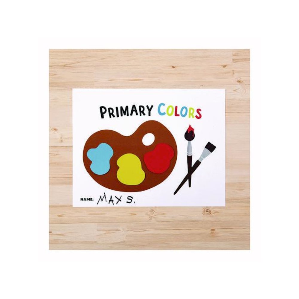 Color Cardstock -"Primary" Assortment, 65 lb Cover Weight, 8.5 x 11, Assorted Primary Colors, 150/Pack. Picture 5