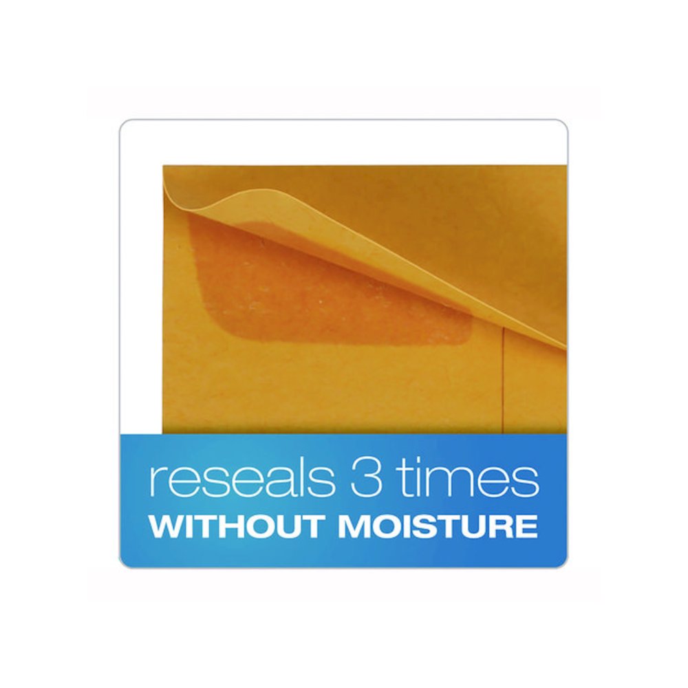 Redi-Seal Coin and Small Parts Envelope, #5, Square Flap, Redi-Seal Adhesive Closure, 3.13 x 5.25, Brown Kraft, 500/Box. Picture 6