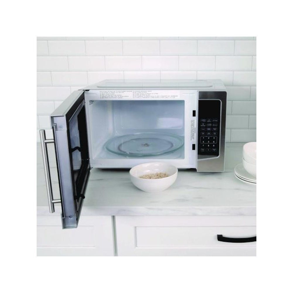 1.1 cu ft Compact Microwave Oven, 1,000 W, Mirror-Finish. Picture 4
