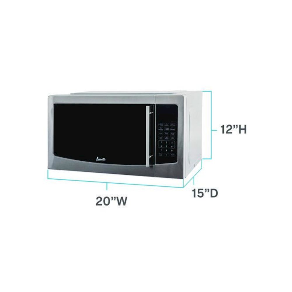 1.1 cu ft Compact Microwave Oven, 1,000 W, Mirror-Finish. Picture 5