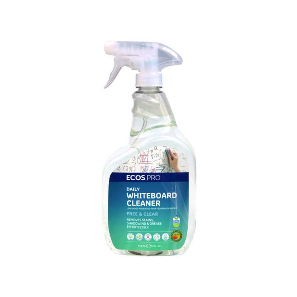 Daily Whiteboard Cleaner, Free and Clear, 32 oz Spray Bottle, 6/Carton. Picture 2