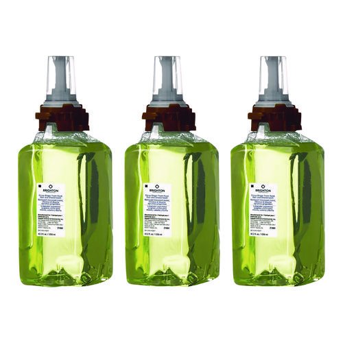 ADX Foaming Hand Soap Refills, Hand/Hair/Shower Wash, Citrus Ginger Scent, 1,250 mL, 3/Carton. Picture 1