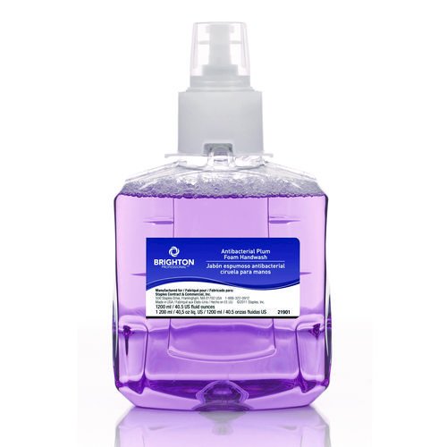 LTX-12 Antibacterial Hand Soap Refill, Plum Scent, 1,200 mL, 2/Carton. Picture 1