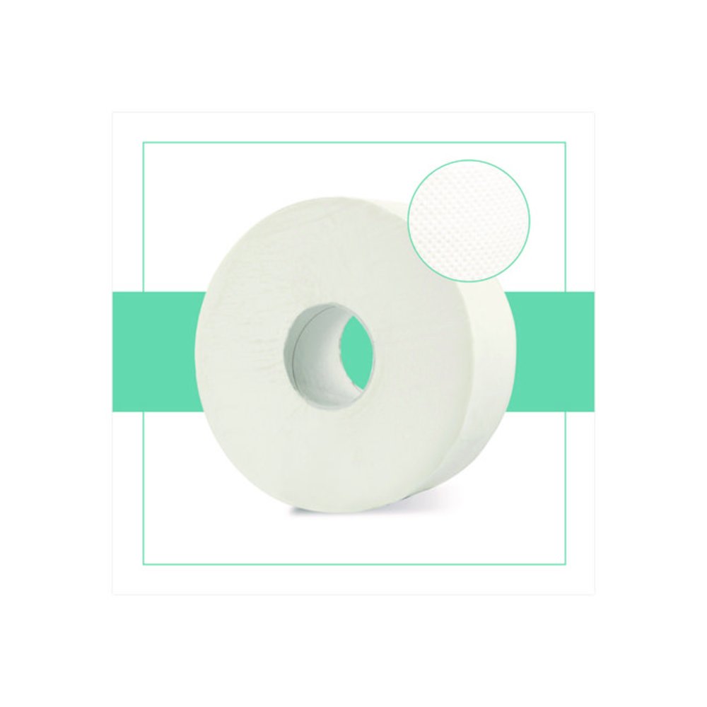 HyTech Seas Mini JRT, Septic Safe, 1-Ply, 3.3" x 750 ft, White, 6 Rolls/Carton. Picture 2