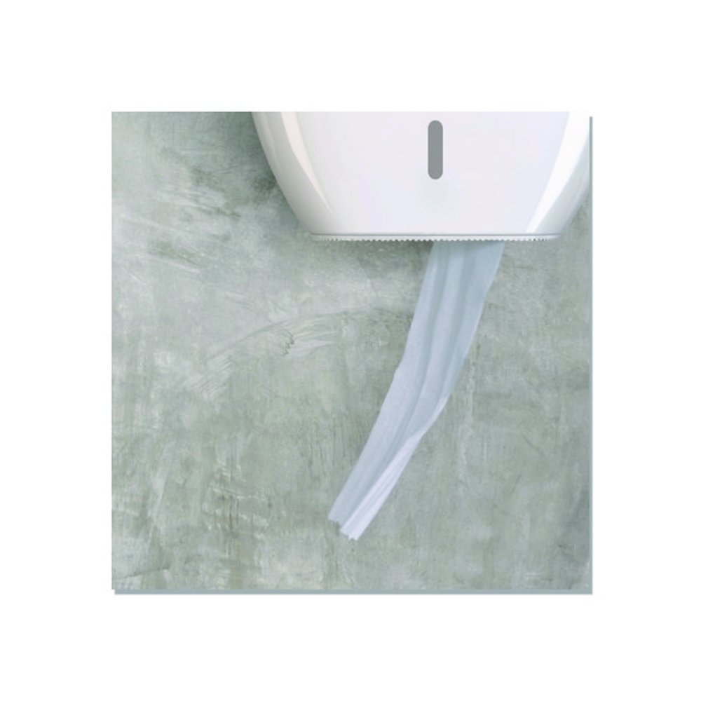 HyTech Seas Mini JRT, Septic Safe, 1-Ply, 3.3" x 750 ft, White, 6 Rolls/Carton. Picture 3