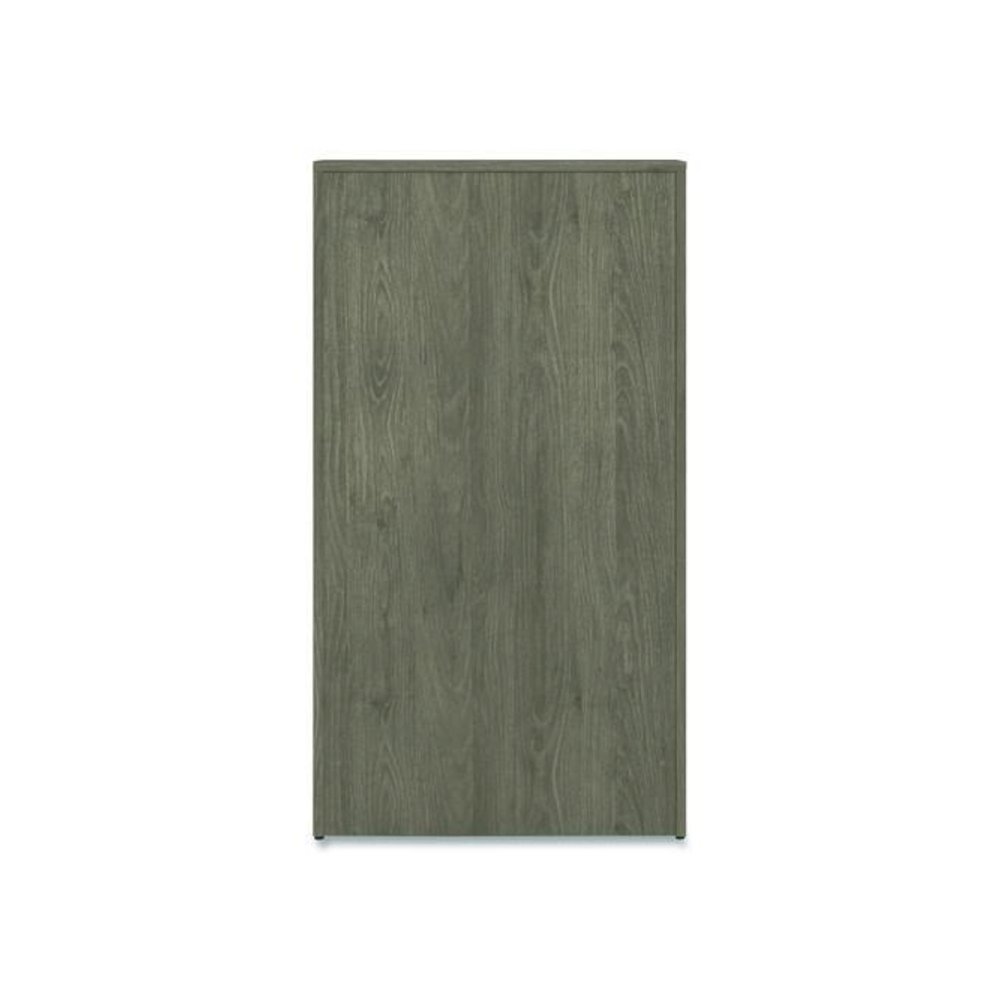 Alera Seville Bookcase, Five-Shelf, 36w x 14d x 65h, Walnut. Picture 4