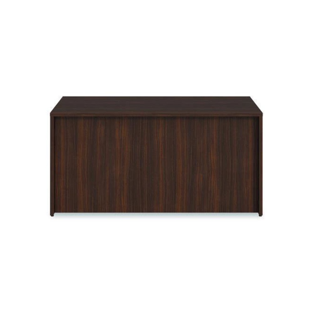 Alera Seville Series Desk Shell, 60" x 30" x 29", Mahogany. Picture 4
