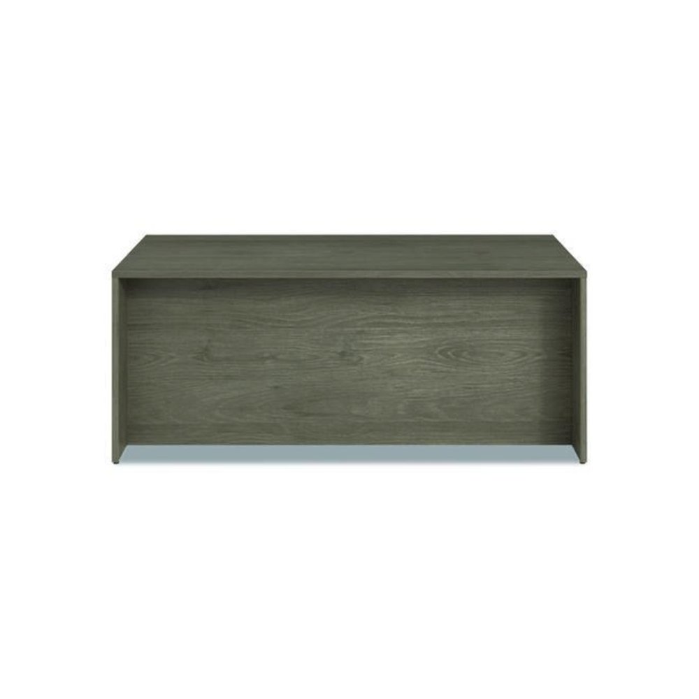 Alera Seville Series Desk Shell, 72" x 36" x 29", Walnut. Picture 5