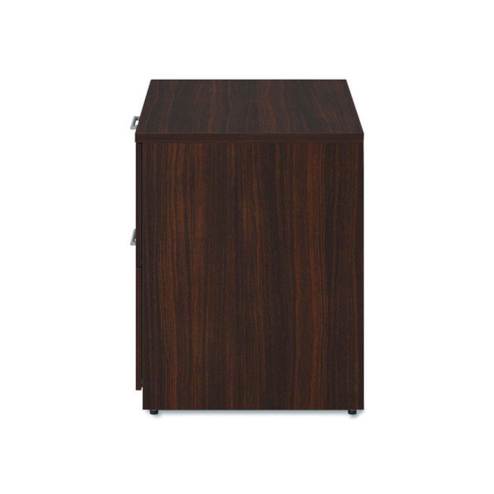 Alera Seville Series Lateral File Cabinet, 2 Legal-Size File Drawers, Mahogany, 36" x 24" x 29". Picture 4