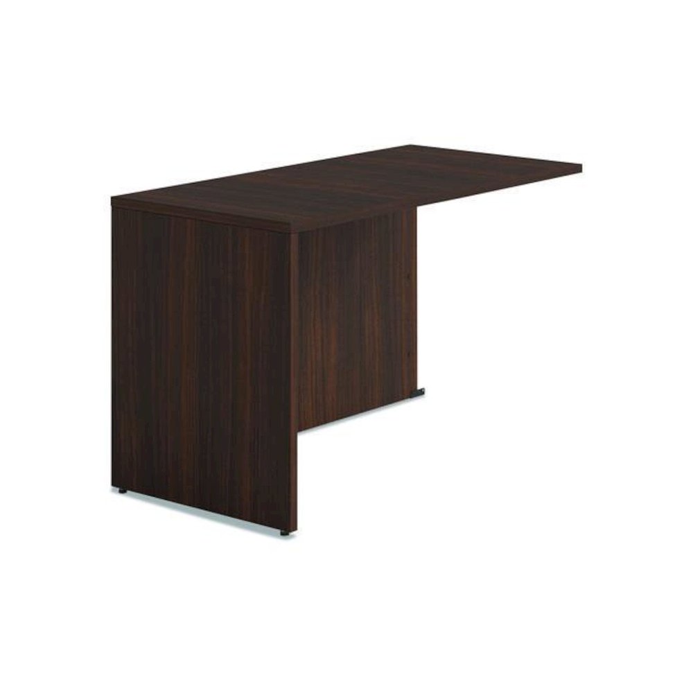Alera Seville Series Return Shell, Reversible, 48" x 24" x 29", Mahogany. Picture 1