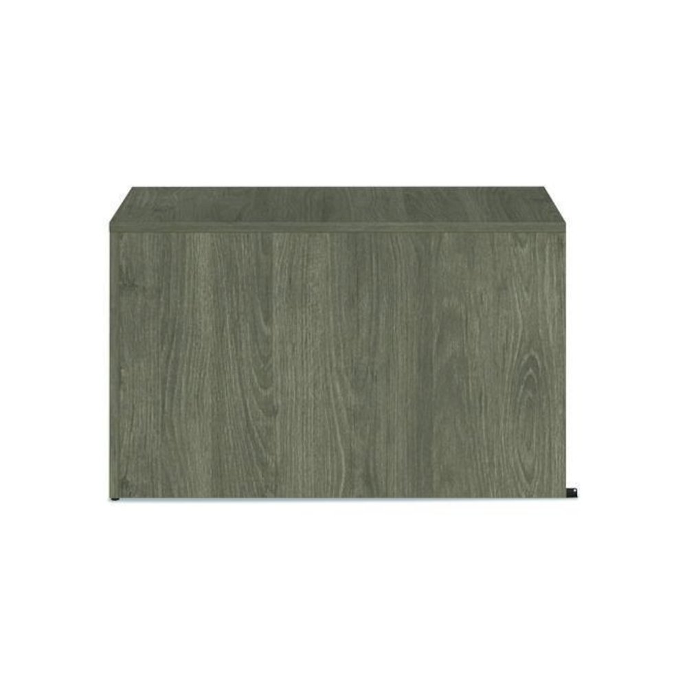 Alera Seville Series Return Shell, Reversible, 48" x 24" x 29", Walnut. Picture 5