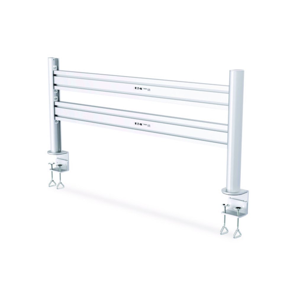 Slat Rail for Slat Wall System for 32" TVs, 3.39w x 1.8d x 41h, Silver, Supports 33 lb. Picture 2
