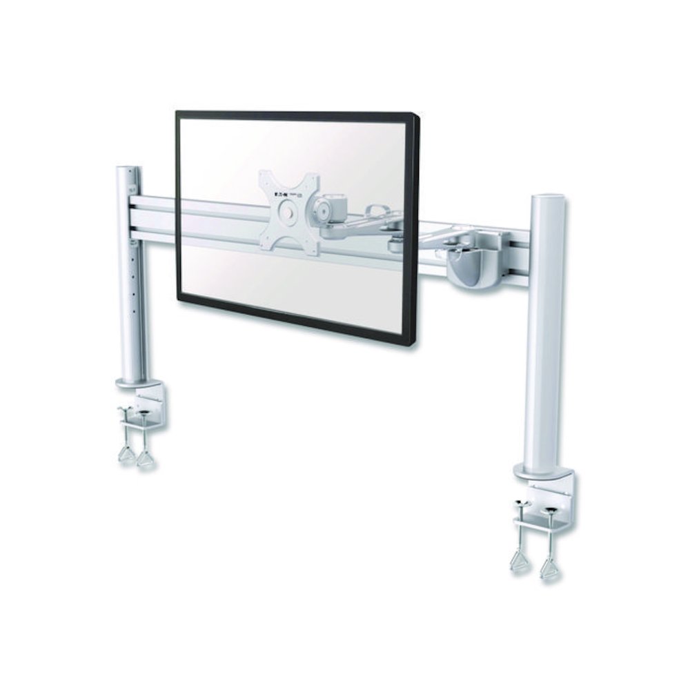 Slat Rail for Slat Wall System for 32" TVs, 3.39w x 1.8d x 41h, Silver, Supports 33 lb. Picture 4