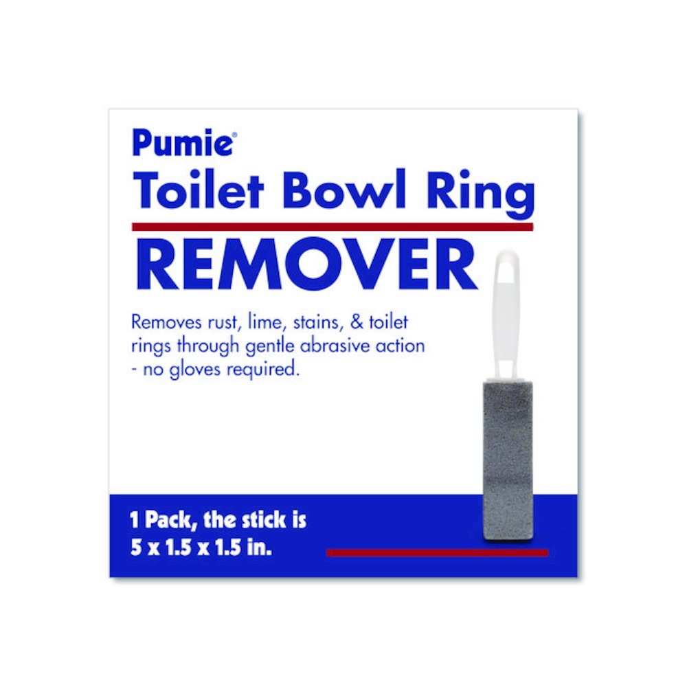 Toilet Bowl Ring Remover with Handle, 1.25 x 5, Gray, 6/Pack. Picture 4